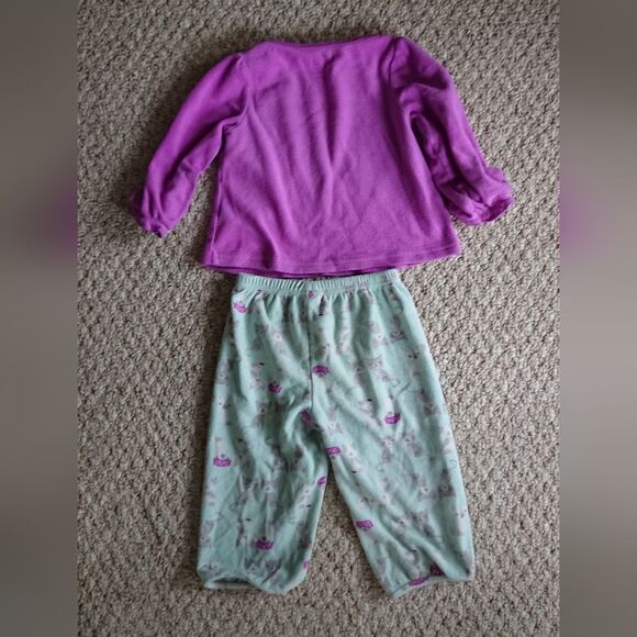 Just one you made by Carter's Purple Fleece Pajama Set Size 18M - Picture 3 of 11